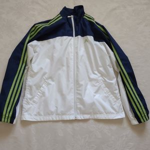 Adidas 3 stripes rain windbreaker jacket